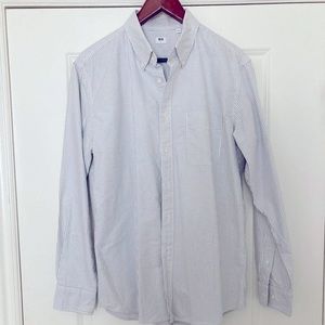 Uniqlo Men Broadcloth Long-Sleeve Shirt